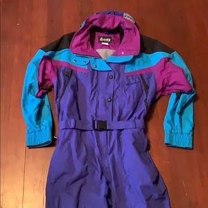 Nordica retro one-piece ski suit